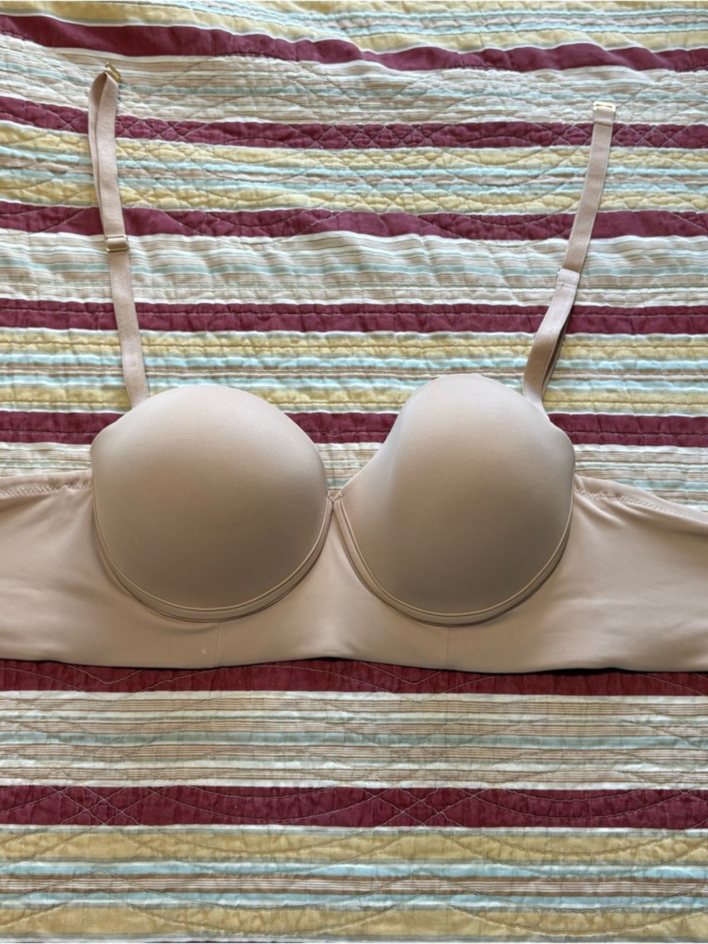 Strapless Convertible Nude Contour Bra